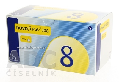 IHLA INZ NOVOFINE 30G 0,3X8MM injekčná ihla jednorázová 30Gx8mm, 1x100 ks