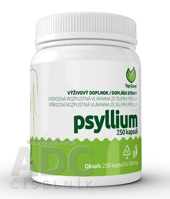 Top Green Psyllium cps 1x250 ks