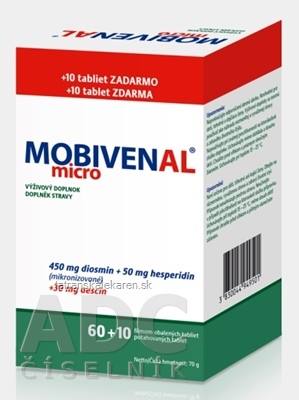 MOBIVENAL micro tbl flm 60+10 zadarmo (70 ks)