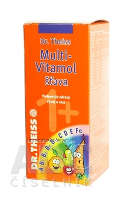 Dr.Theiss MULTI-VITAMOL ŠŤAVA 1+ 1x200 ml