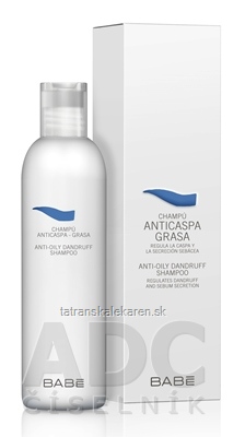 BABÉ VLASY Šampón proti lupinám na mastné vlasy (Anti-Oily Dandruff Shampoo) 1x250 ml