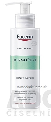 Eucerin DERMOPURE hĺbkovo čistiaci gél problematická pleť 1x400 ml