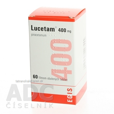 Lucetam 400 mg tbl flm 1x60 ks