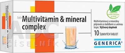 GENERICA Multivitamin & mineral complex tbl eff 1x10 ks