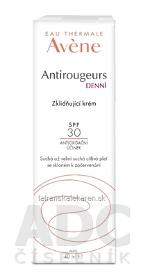 AVENE ANTIROUGEURS CREME SPF 30 (new 2020) denný upokojujúci krém 1x40 ml
