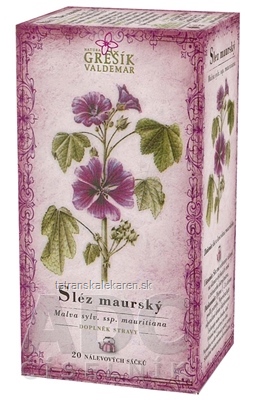 GREŠÍK SLEZ MAURSKÝ bylinný čaj v nálevových vreckách 20x1 g (20 g)