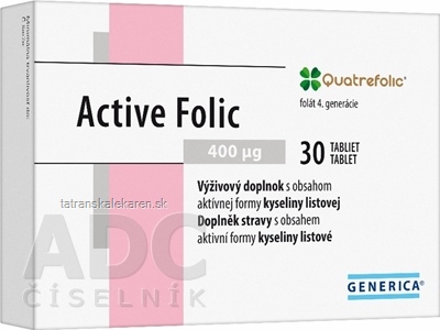 GENERICA Active Folic tbl 1x30 ks