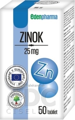 EDENPharma ZINOK 25 mg tbl 1x50 ks