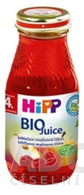 HiPP BIO Jablkovo - malinová šťava (od ukončeného 4. mesiaca) 1x200 ml