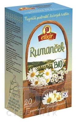 AGROKARPATY BIO Rumanček bylinný čaj, prírodný produkt, 20x1,5 g (30 g)