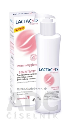 LACTACYD Pharma SENZITÍVNY intímna hygiena 1x250 ml