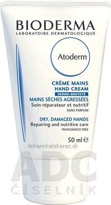 BIODERMA Atoderm Krém na ruky a nechty 1x50 ml