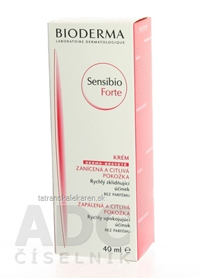 BIODERMA Sensibio FORTE KRÉM zapálená a citlivá pokožka 1x40 ml