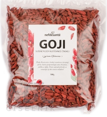 nefdesanté GOJI sušené plody kustovnice čínskej 1x500 g