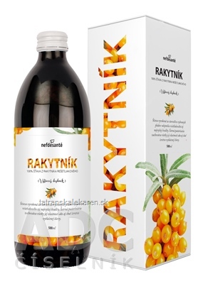 nefdesanté RAKYTNÍK šťava, s vitamínom C, 1x500 ml