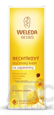 WELEDA NECHTÍKOVÝ dojčenský krém na zapareniny (Calendula Babycreme) 1x75 ml