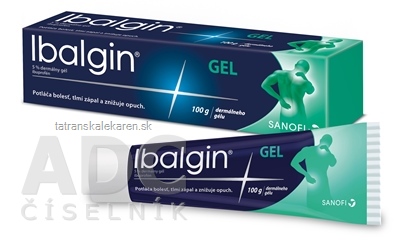 Ibalgin GEL gel der 5 % (tuba Al) 1x100 g