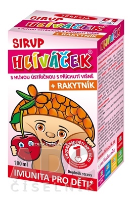 TEREZIA HLIVIAČIK S HLIVOU USTRICOVITOU + RAKYTNÍK sirup s príchuťou višne 1x100 ml