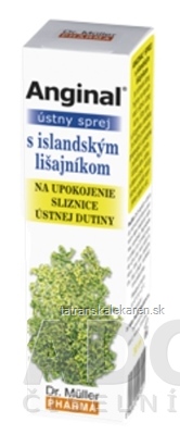 Dr. Müller ANGINAL Ústny sprej s islandským lišajníkom 1x30 ml