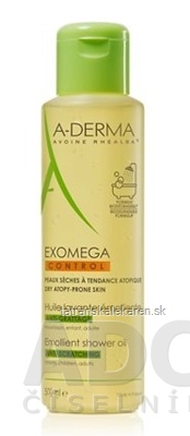 A-DERMA EXOMEGA CONTROL HUILE LAVANTE ÉMOLLIENTE zvláčňujúci sprchovací olej 1x500 ml