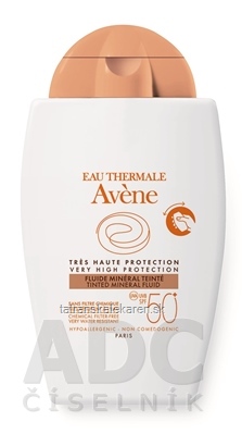 AVENE FLUIDE MINÉRAL TEINTÉ SPF50+ tónovací minerálny fluid (veľmi vysoká ochrana) 1x40 ml