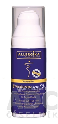 ALLERGIKA KRÉM NA TVÁR UREA 5% 1x50 ml