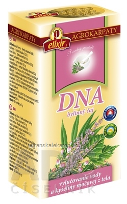 AGROKARPATY DNA bylinný čaj, čistý prírodný produkt, 20x2 g (40 g)