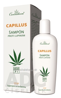 Cannaderm CAPILLUS - šampón proti lupinám NEW 1x150 ml