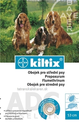 KILTIX obojok pre stredné psy obvod 53 cm, 1x1 ks