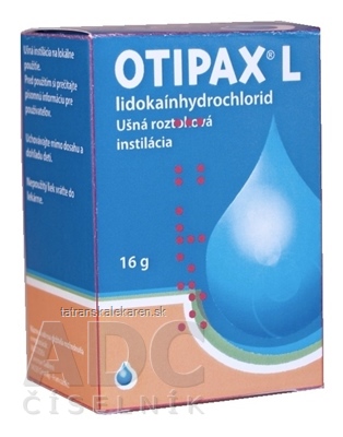 OTIPAX L int ots (fľ.skl.žltá) 1x16 g