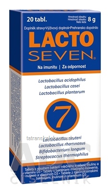 Vitabalans LACTOSEVEN tbl 1x20 ks