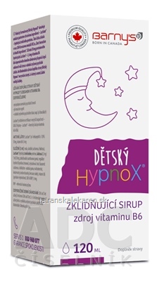 Barnys Detský HypnoX sirup 1x120 ml