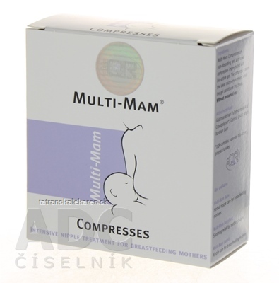 MULTI-MAM COMPRESSES hojivý obklad pre dojčiace matky 1x12 ks