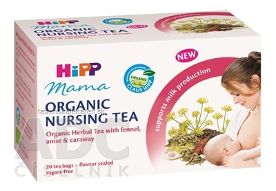 HiPP Mama BIO Čaj pro dojčiace matky (New 2016) nálevové vrecúška (Organic) 20x1,5 g (30 g)