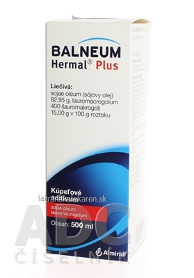 BALNEUM HERMAL PLUS add bal (fľ.PVC) 1x500 ml