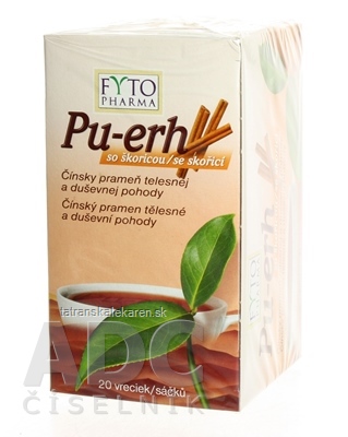 FYTO Pu-erh so škoricou 20x1,5 g (30 g)