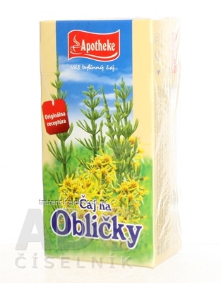 APOTHEKE ČAJ NA OBLIČKY 20x1,5 g (30 g)