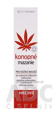 Konopné mazanie hrejivé 1x100 ml