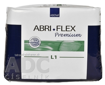 ABENA Abri Flex Premium L1 (Large Plus) plienkové nohavičky, savosť 1600 ml, 1x14 ks