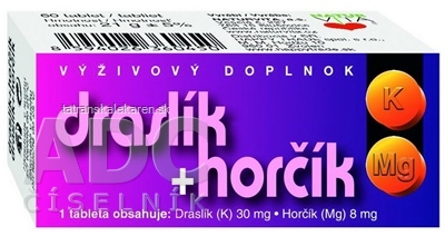 NATURVITA DRASLÍK + HORČÍK tbl 1x60 ks