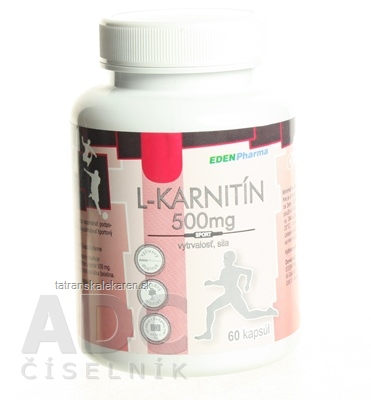 EDENPharma L-KARNITIN 500 mg cps 1x60 ks