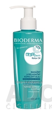 BIODERMA ABCDerm Relax Oil masážny a kúpeľový olej 1x200 ml