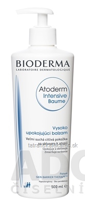 BIODERMA Atoderm Intensive Baume (V2) upokojujúci balzam (inov.2019) 1x500 ml