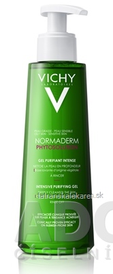 VICHY NORMADERM PHYTOSOLUTION GEL čistiaci gél pre pleť so sklonom k akné 1x200 ml