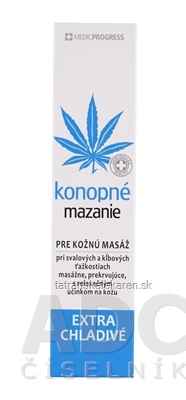 Konopné mazanie extra chladivé 1x100 ml