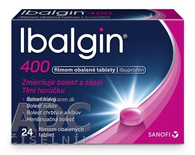 Ibalgin 400 tbl flm 400 mg (blis. PVC/Al) 1x24 ks