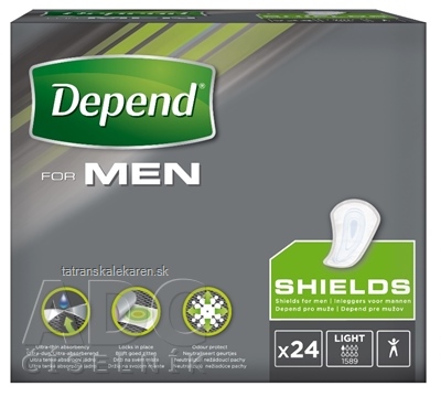 DEPEND FOR MEN Light inkontinenčné vložky pre mužov 1x24 ks