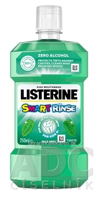 LISTERINE Smart Rinse Mint ústna voda 1x250 ml