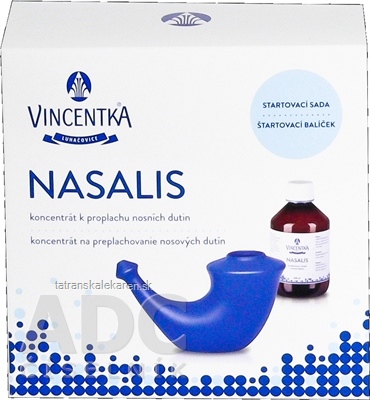 VINCENTKA NASALIS štartovací balíček koncentrát 300 ml + preplachovacia kanvička, 1x1 set