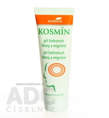 aromatica KOSMÍN pri bolestiach hlavy a migréne emulgél 1x25 ml